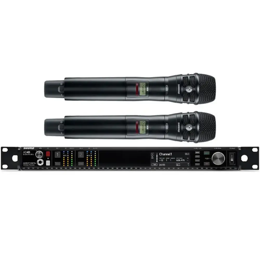Shure AD24D/K8B Kablosuz 2li Vokal Mikrofon Seti