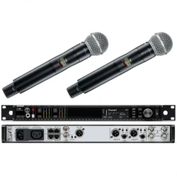 Shure AD24D/SM58 Kablosuz 2'li Vokal Mikrofon Seti - Thumbnail