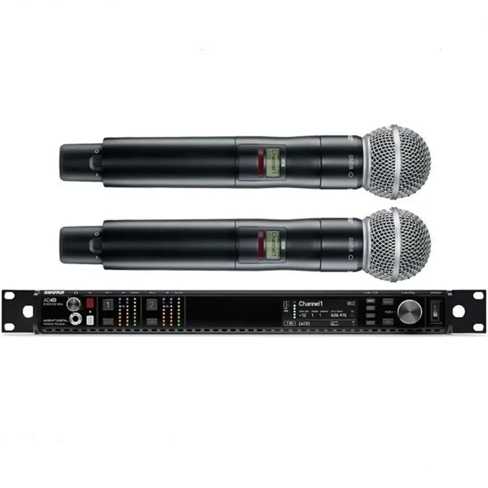 Shure AD24D/SM58 Kablosuz 2'li Vokal Mikrofon Seti