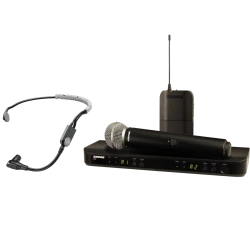 Shure BLX1288E/SM35 Kablosuz El + Headset Mikrofon Seti - Thumbnail