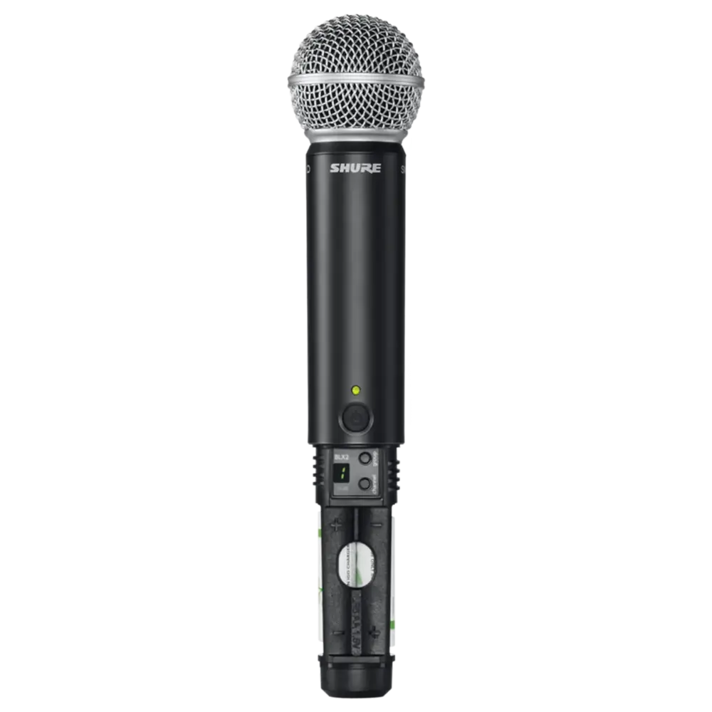 Shure BLX1288E/SM58 Kablosuz El + Headset Mikrofon Seti