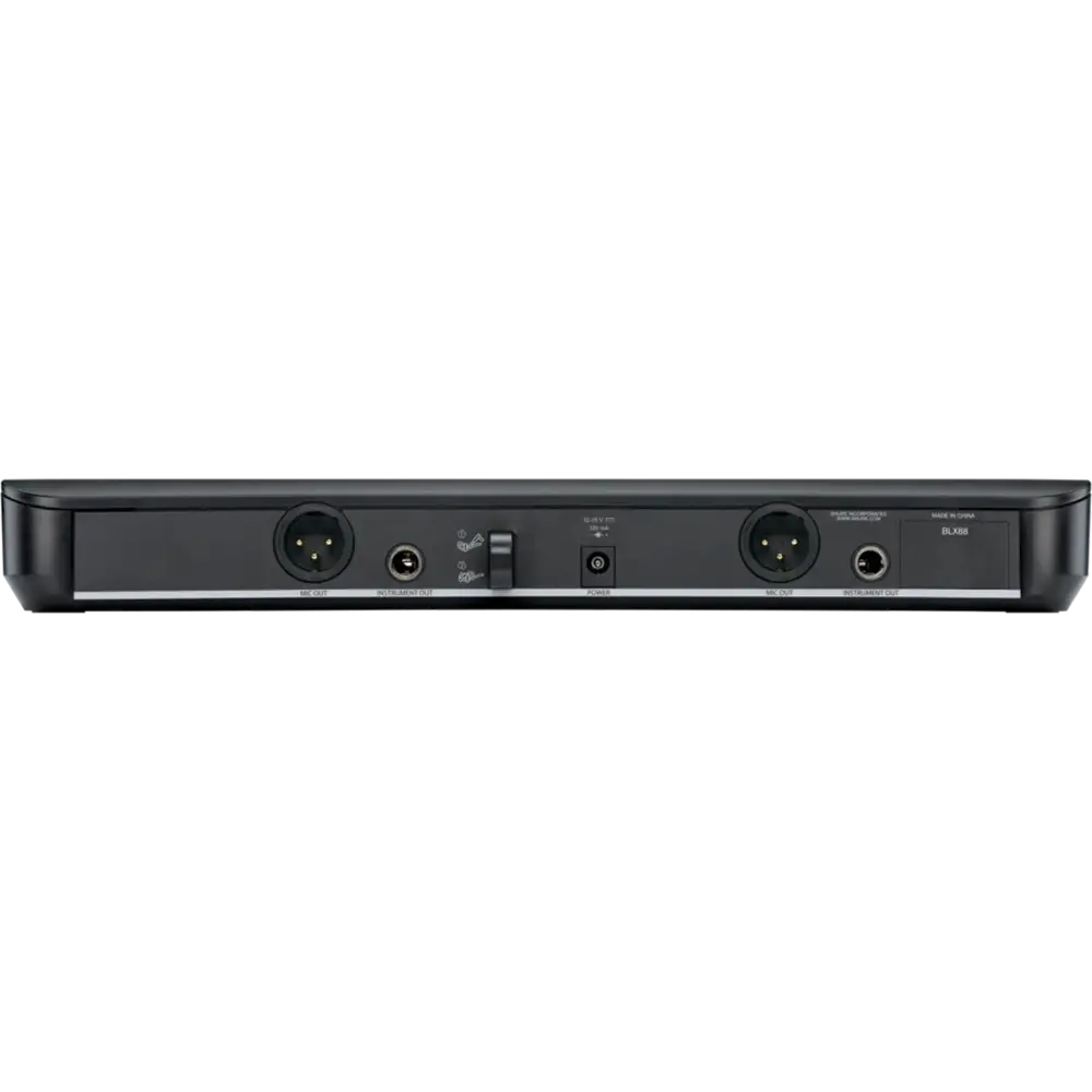 Shure BLX1288E/SM58 Kablosuz El + Headset Mikrofon Seti
