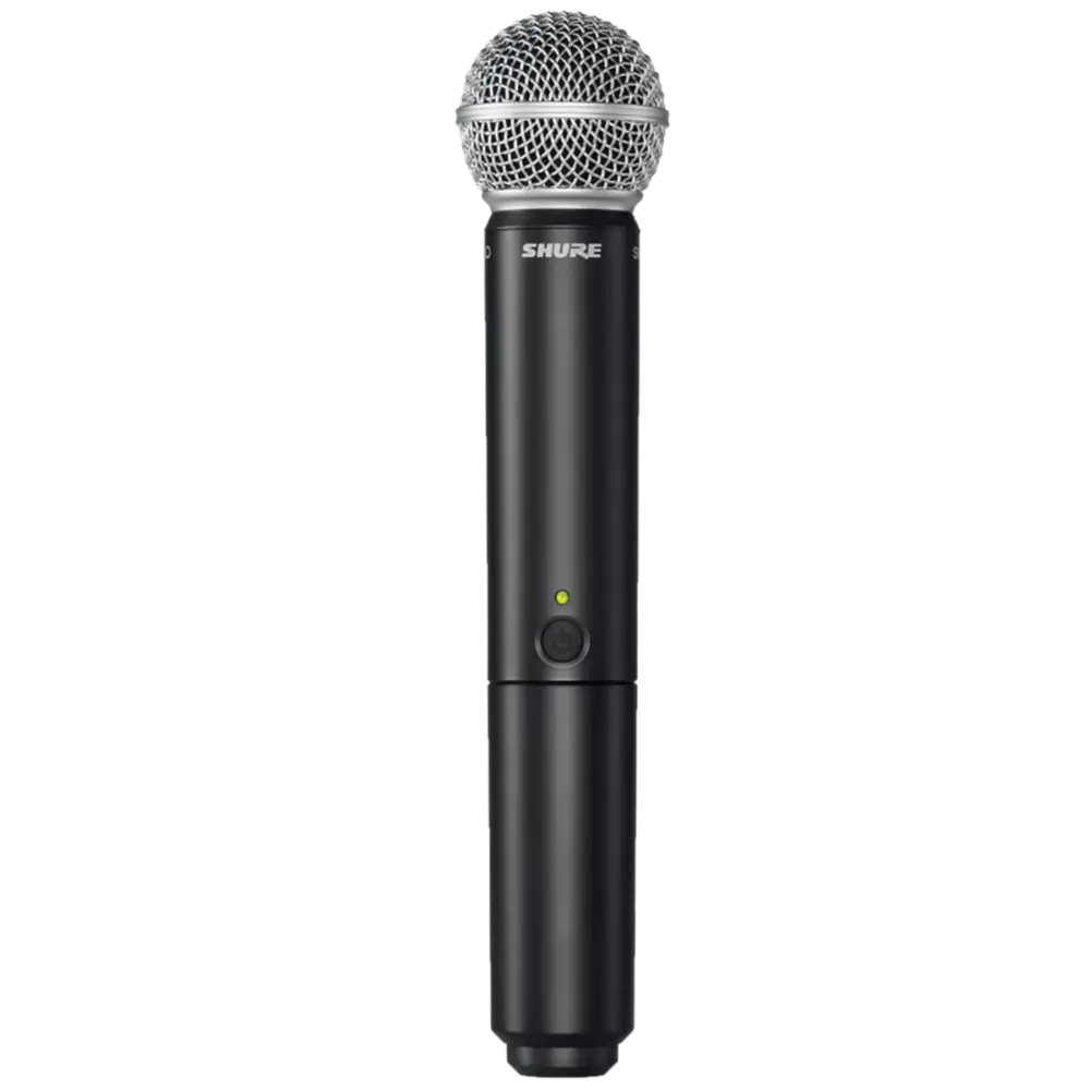 Shure BLX1288E/SM58 Kablosuz El + Headset Mikrofon Seti