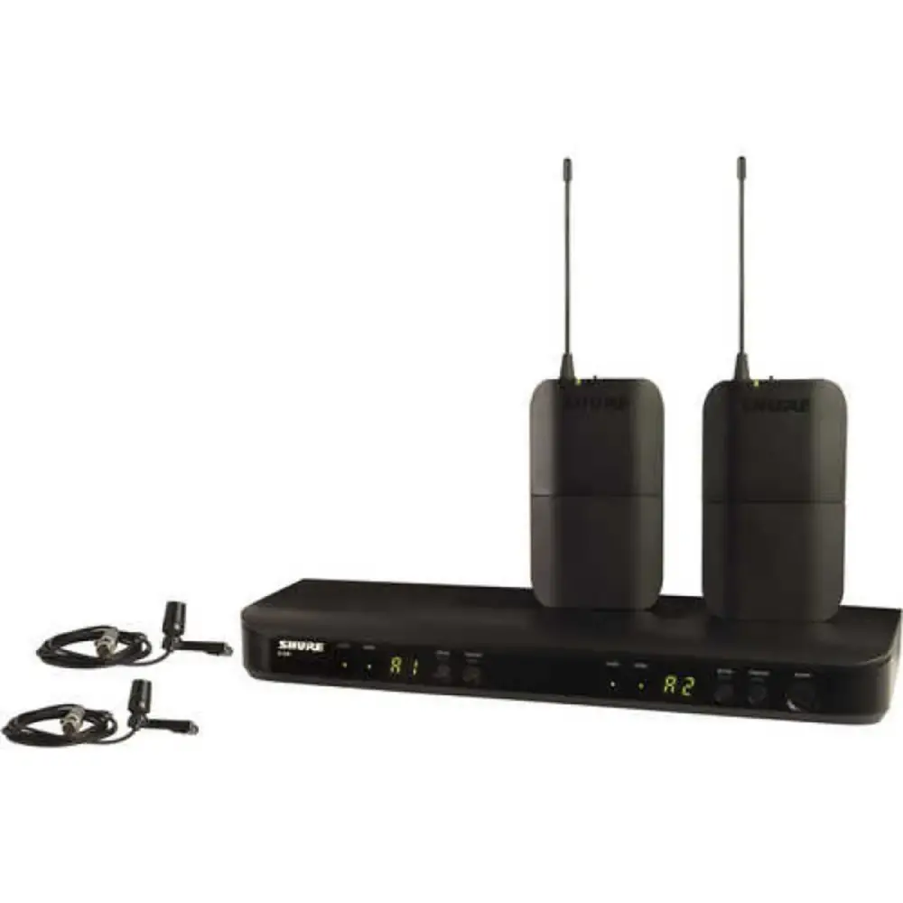 Shure BLX188E/CVL Kablosuz 2'li Yaka Mikrofon Seti