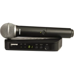 Shure - Shure BLX24RE/PG58 Kablosuz Vokal Mikrofon Seti
