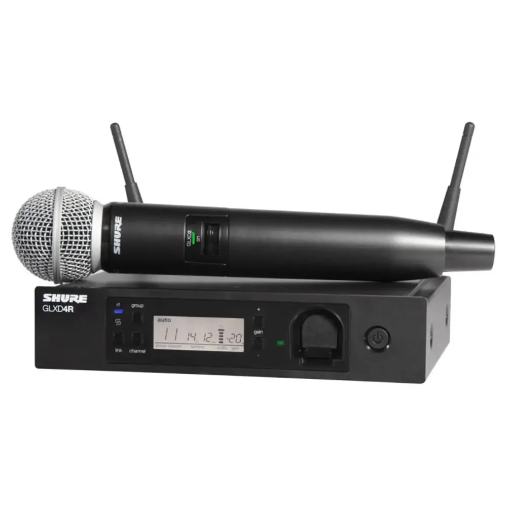 Shure GLXD24RE/B58 Kablosuz Vokal Mikrofon Seti