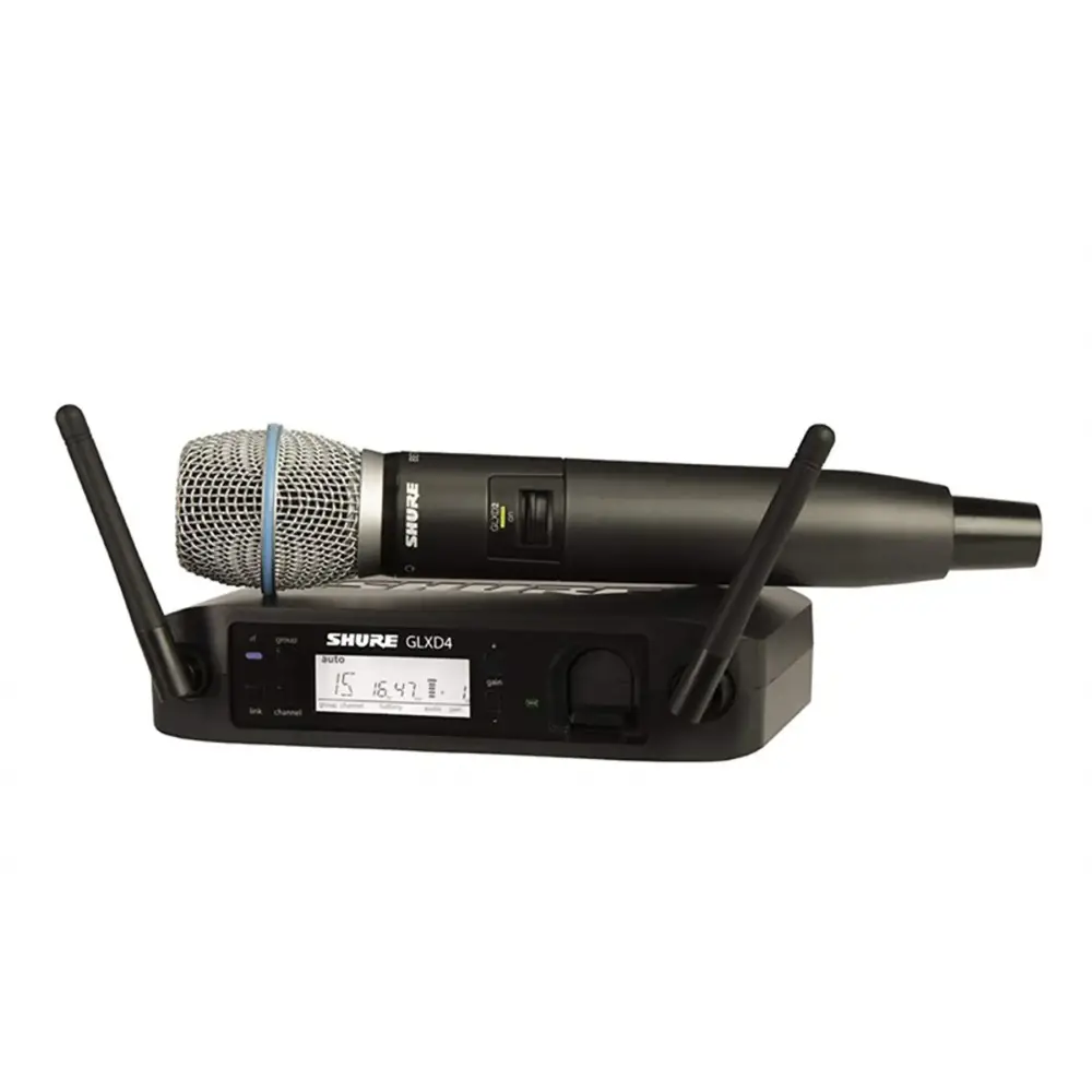 Shure GLXD24RE/B87A Kablosuz Vokal Mikrofon Seti