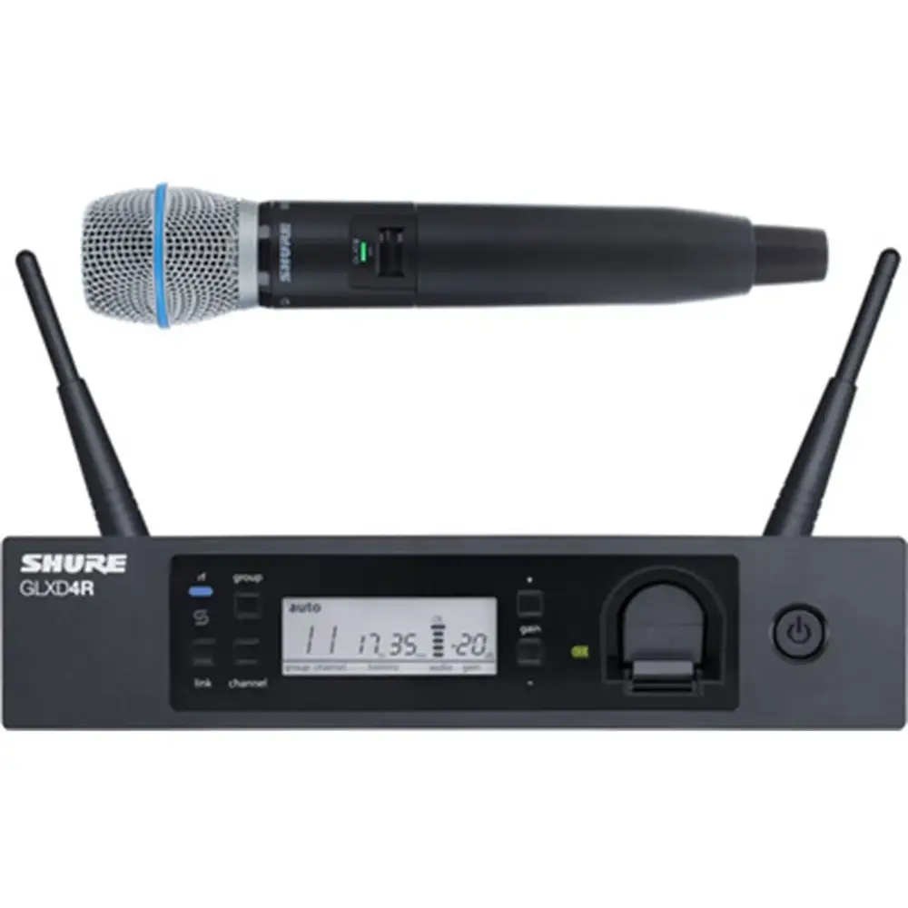 Shure GLXD24RE/B87A Kablosuz Vokal Mikrofon Seti