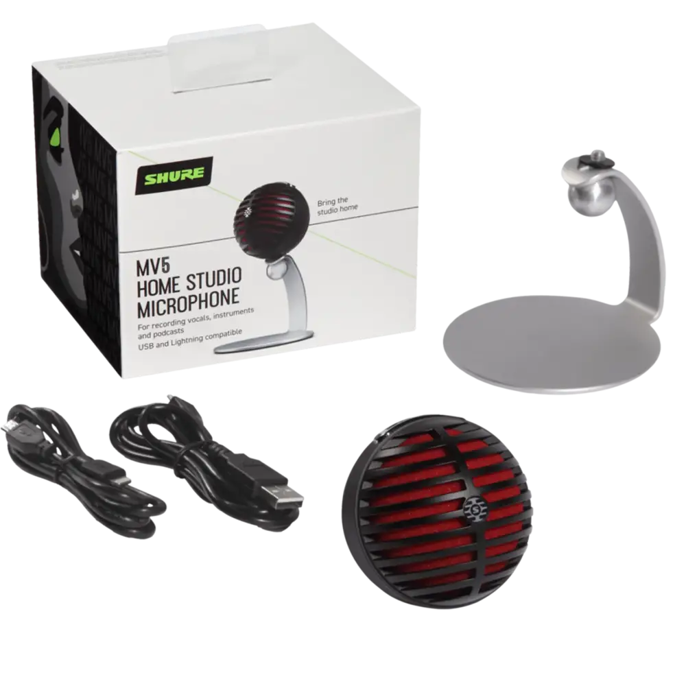 Shure MV5-B-DIG Condenser Lightning Mikrofon