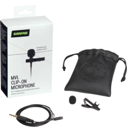 Shure MVL-3.5MM Condenser Yaka Mikrofonu - Thumbnail