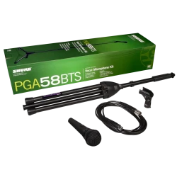 Shure PGA58BTS Dinamik Vokal Mikrofon Seti - Thumbnail
