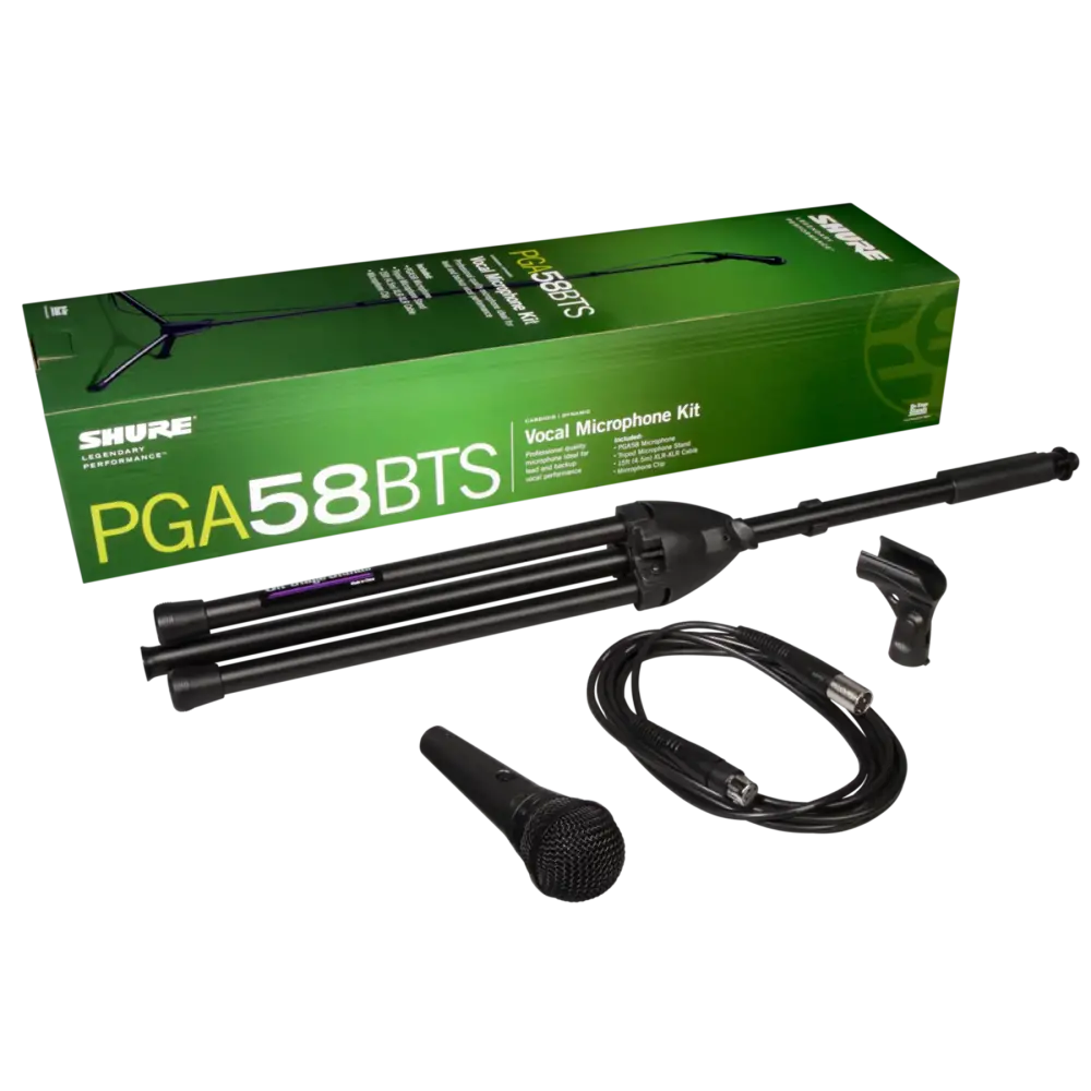Shure PGA58BTS Dinamik Vokal Mikrofon Seti