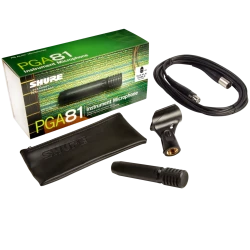 Shure PGA81-XLR Cardioid Enstrüman Mikrofon - Thumbnail