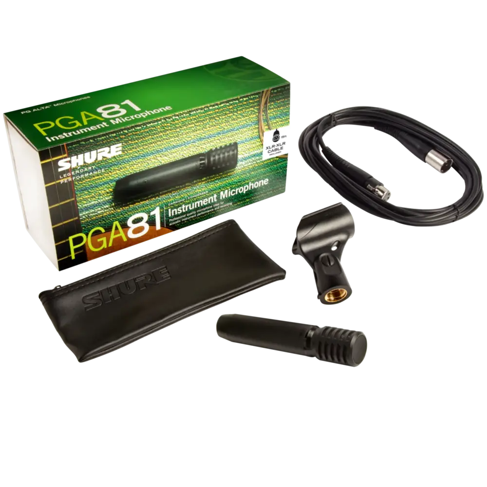 Shure PGA81-XLR Cardioid Enstrüman Mikrofon