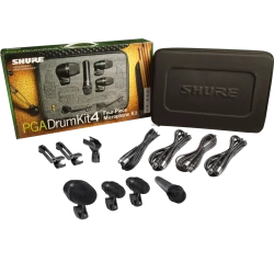 Shure - Shure PGADRUMKIT4 Davul Mikrofon Seti