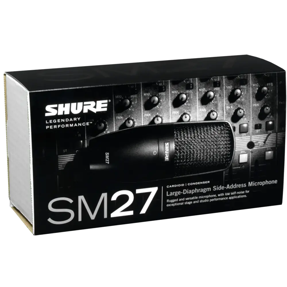 Shure SM27-LC Condenser Stüdyo Mikrofon Seti