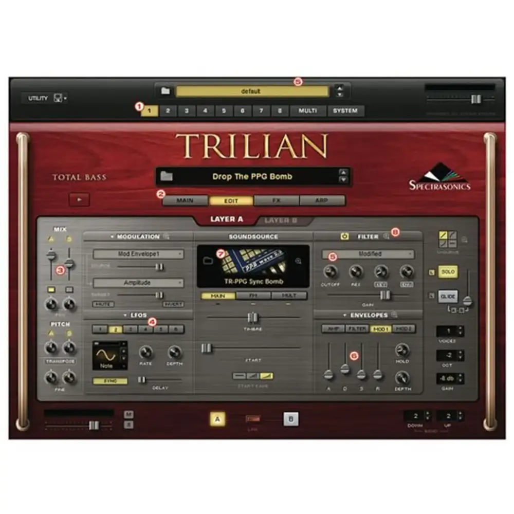 Spectrasonics Trilian Yazılım