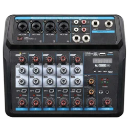 Spekon - Spekon EC-6UN USB Studio Mikser 6 Kanal Spekon - Spekon EC-6UN USB Studio Mikser 6 Kanal