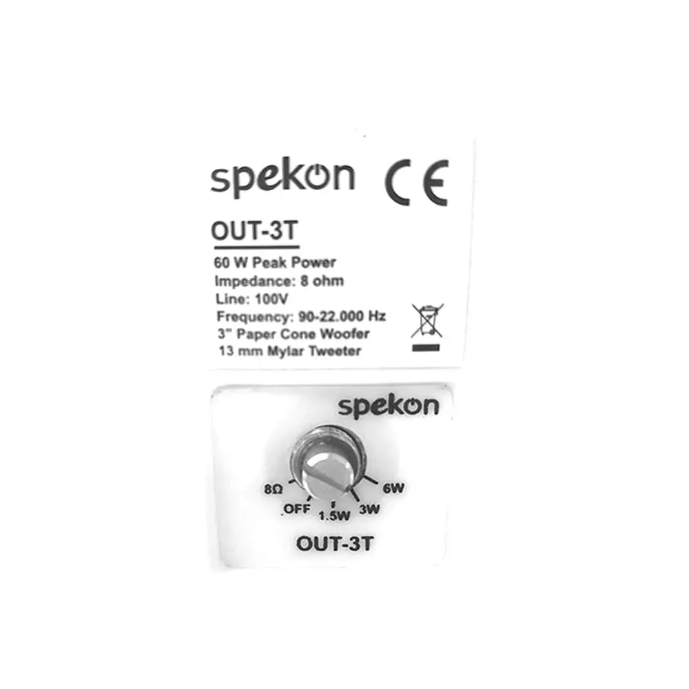 Spekon Out 3T Duvar Tipi Hoparlör