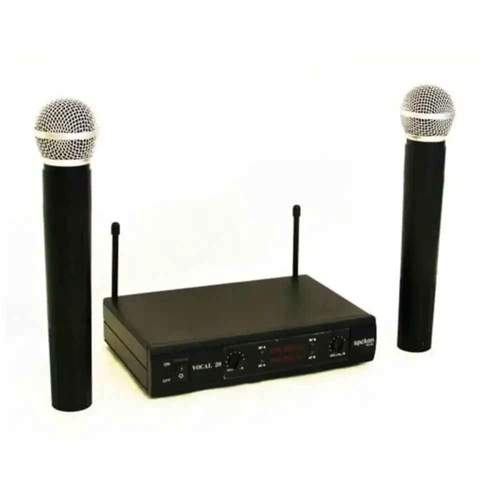 Spekon VCL-20 Kablosuz Çift El Mikrofon Seti