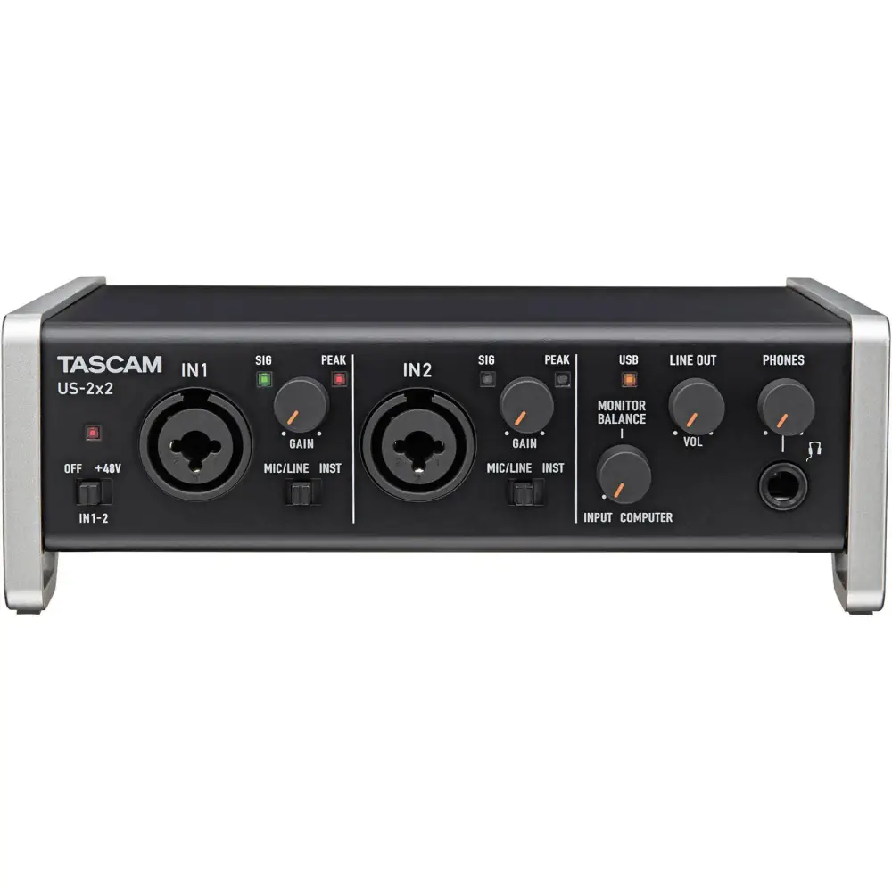 TASCAM US-2X2TP-CU USB Stüdyo Kayıt Paketi