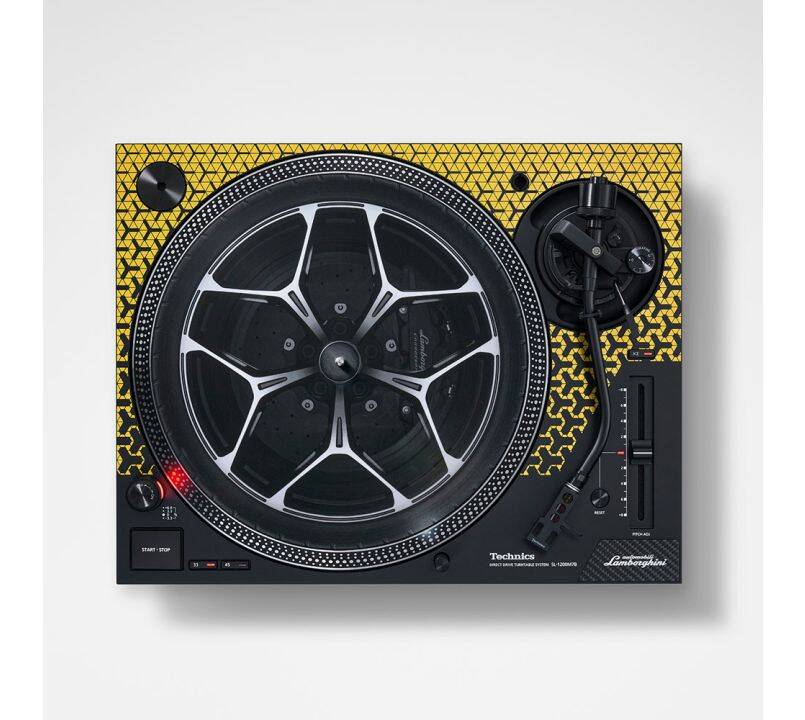 Technics SL-1200M7BEY Special Edition Lamborghini Turntable Sarı