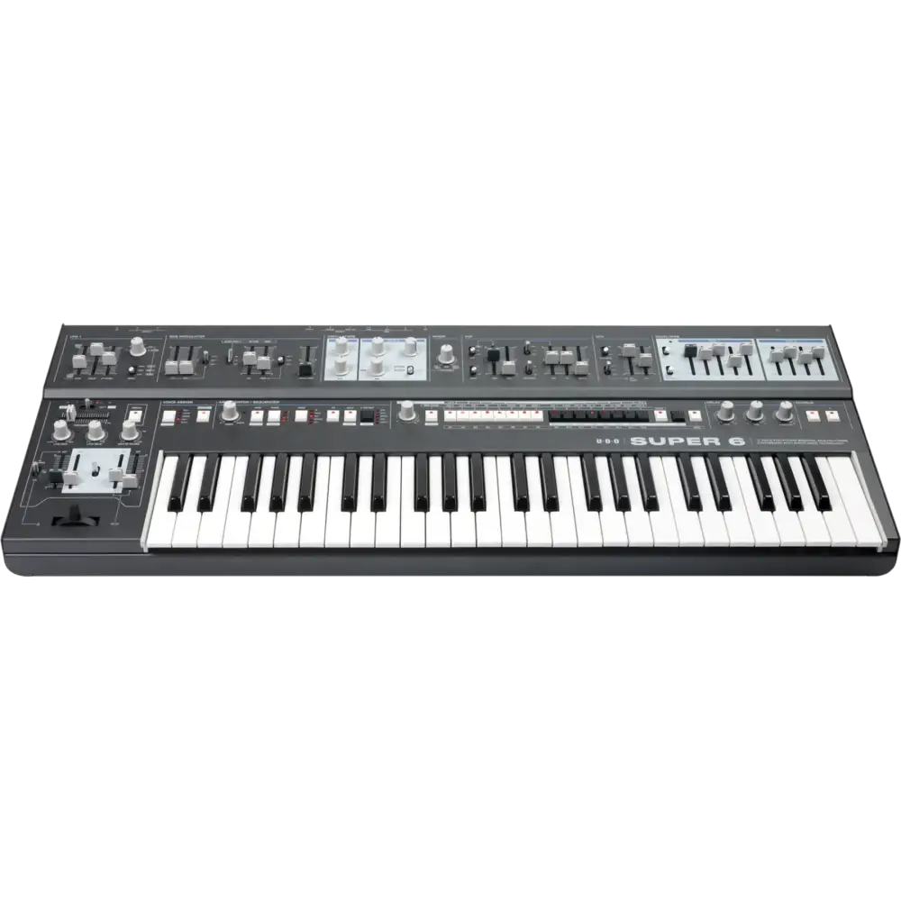 Udo Audio Super 6 Black Polifonik Synthesizer