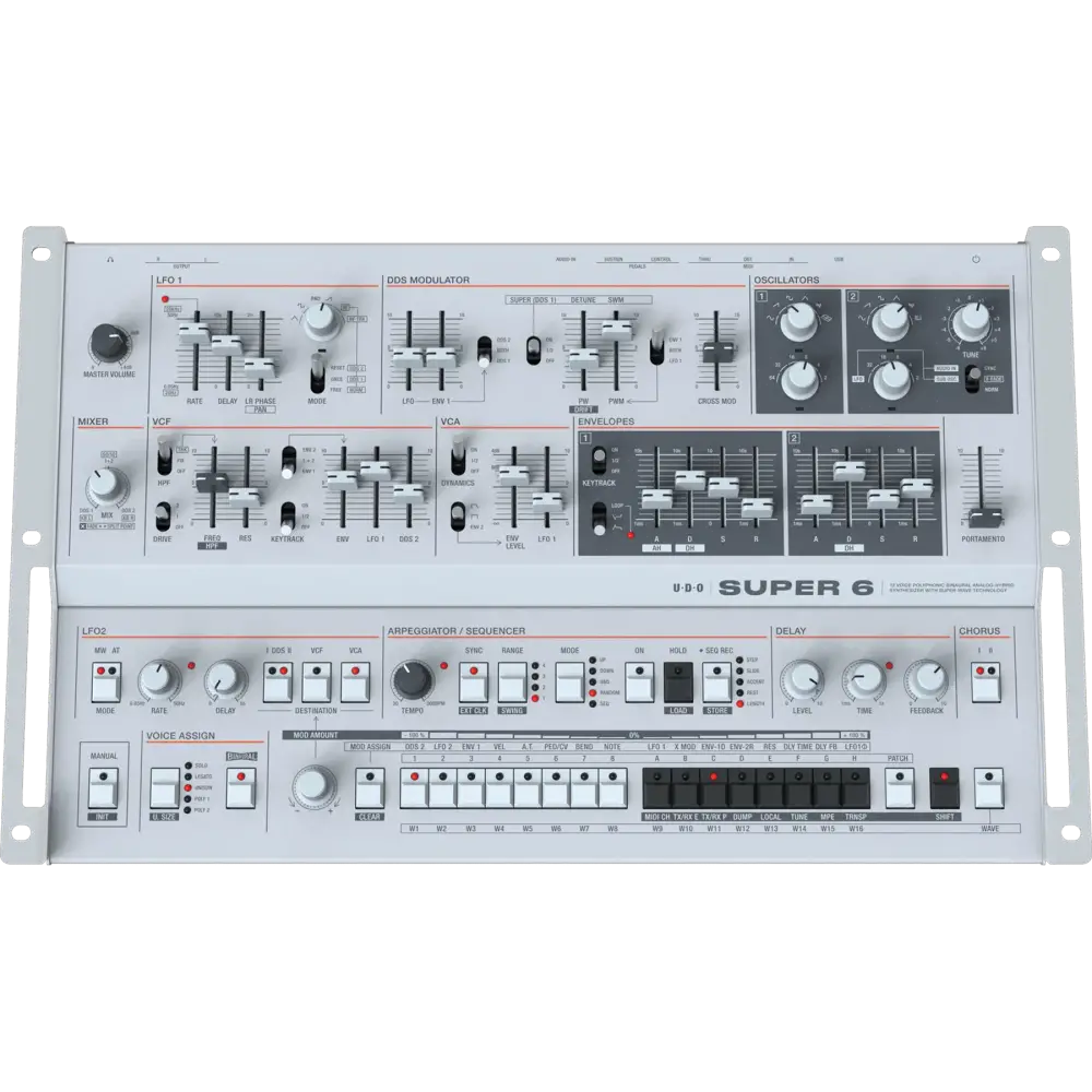 Udo Audio Super 6 Desktop Hybrid Synthesizer