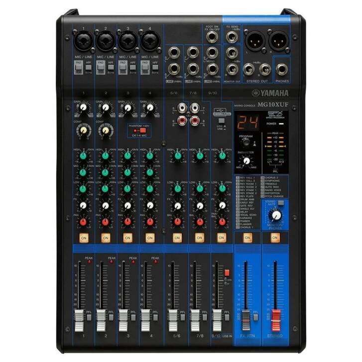 Yamaha MG10XUF 10 Kanal USB’li Efektli Mikser
