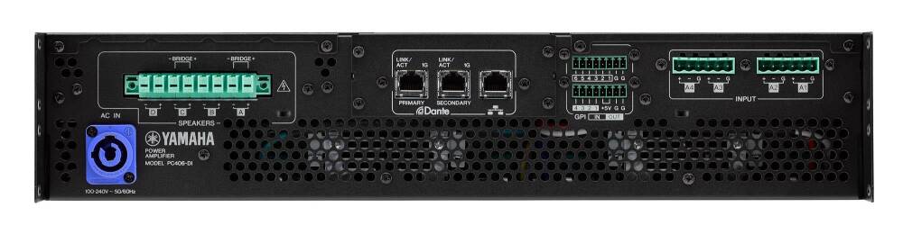 Yamaha PC406-DI Yüksek Empedanslı Dante Amp