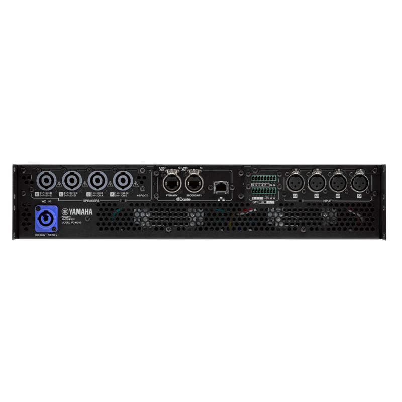 Yamaha PC412-DI Dante Uyumlu 4x1200W Amp