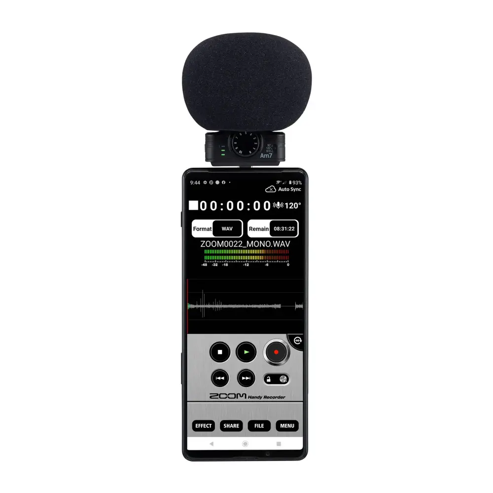 Zoom Am7 Rotating Mid Side Stereo Capsule - USB-C (Android Uyumlu)