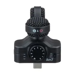 Zoom Am7 Rotating Mid Side Stereo Capsule - USB-C (Android Uyumlu) - Thumbnail