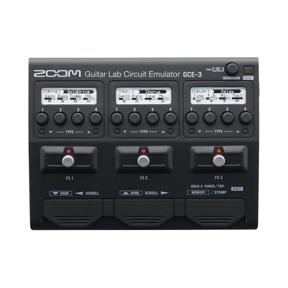 Zoom GCE-3 Guitar Lab Circuit Emulator USB Pedal Ses Kartı