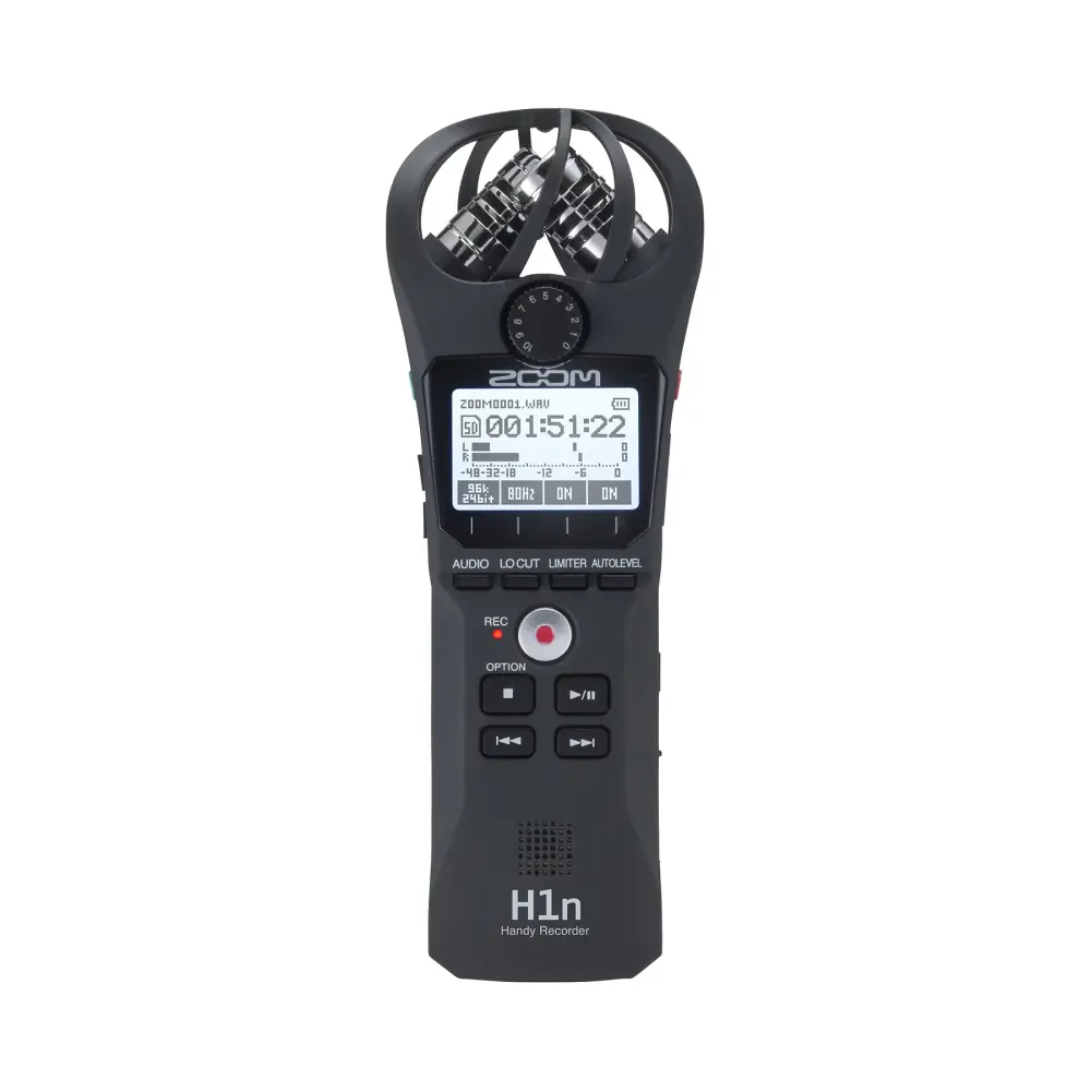 Zoom H1n Digital Handy Recorder Value Pack (Siyah)
