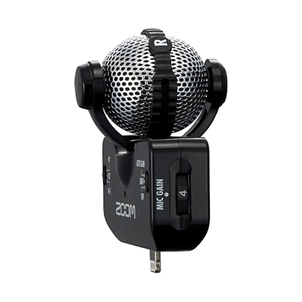 Zoom IQ5/B H4N,H6 ve İphone İçin Uyarlanmış Stereo Mikrofon SİYAH