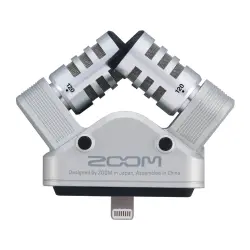 Zoom IQ6 Stereo Kayıt Mikrofonu iPhone/iPad/iPod Uyumlu - Thumbnail