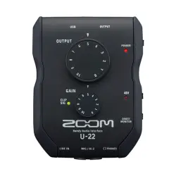 Zoom U-22 Handy Audio Interface - Thumbnail