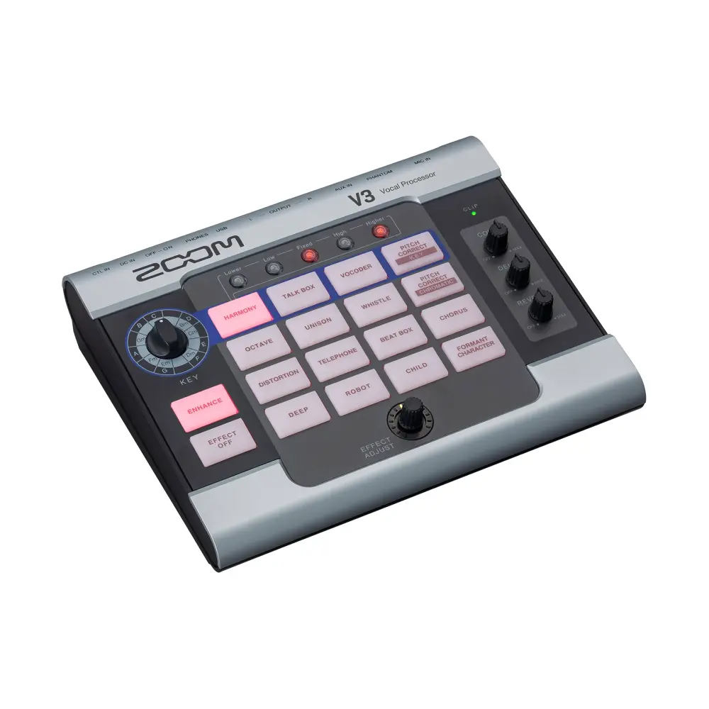 Zoom V3 Multi-Efekt Vokal Prosesörü
